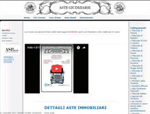 Tablet Screenshot of giudiziarieaste.it